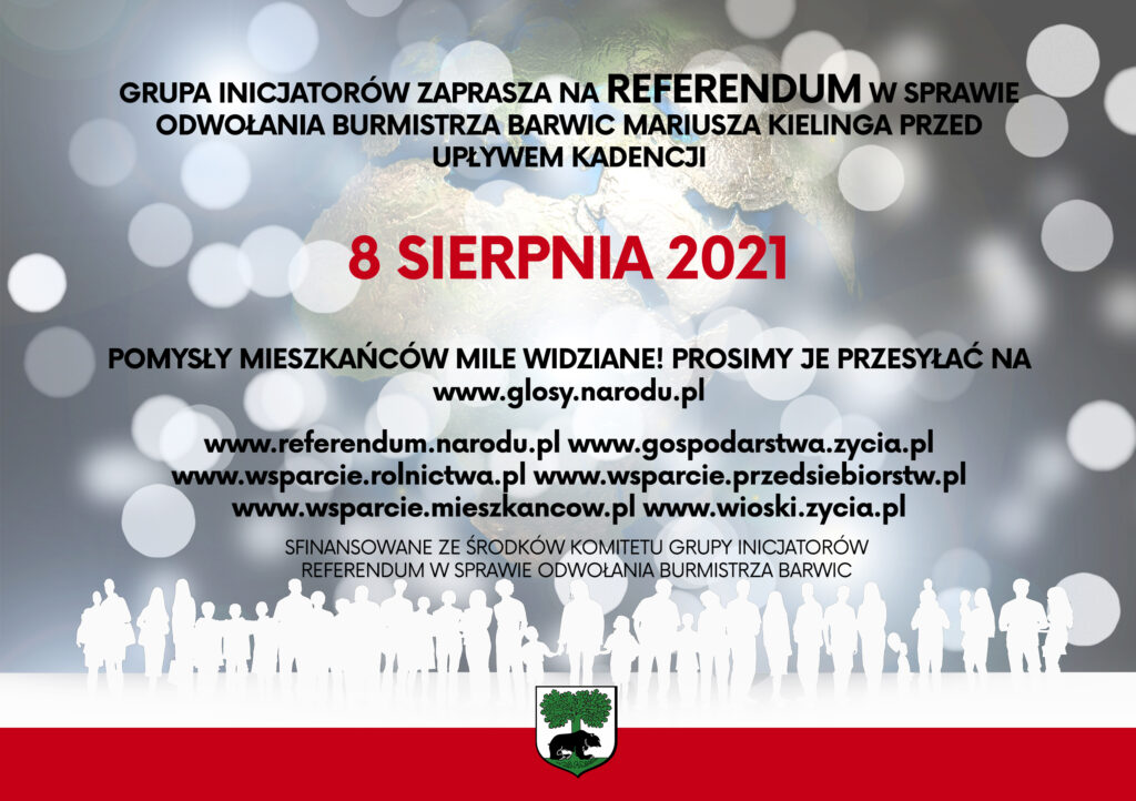 REFERENDUM BARWICE 8 SIERPNIA 2021